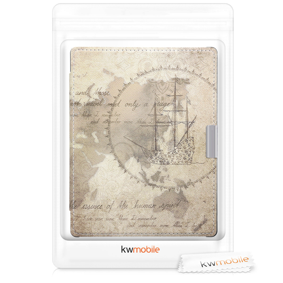 kwmobile Schutzhülle für Kobo Aura Edition 1 Hülle - eReader Flip Case mit Auto Sleep Funktion