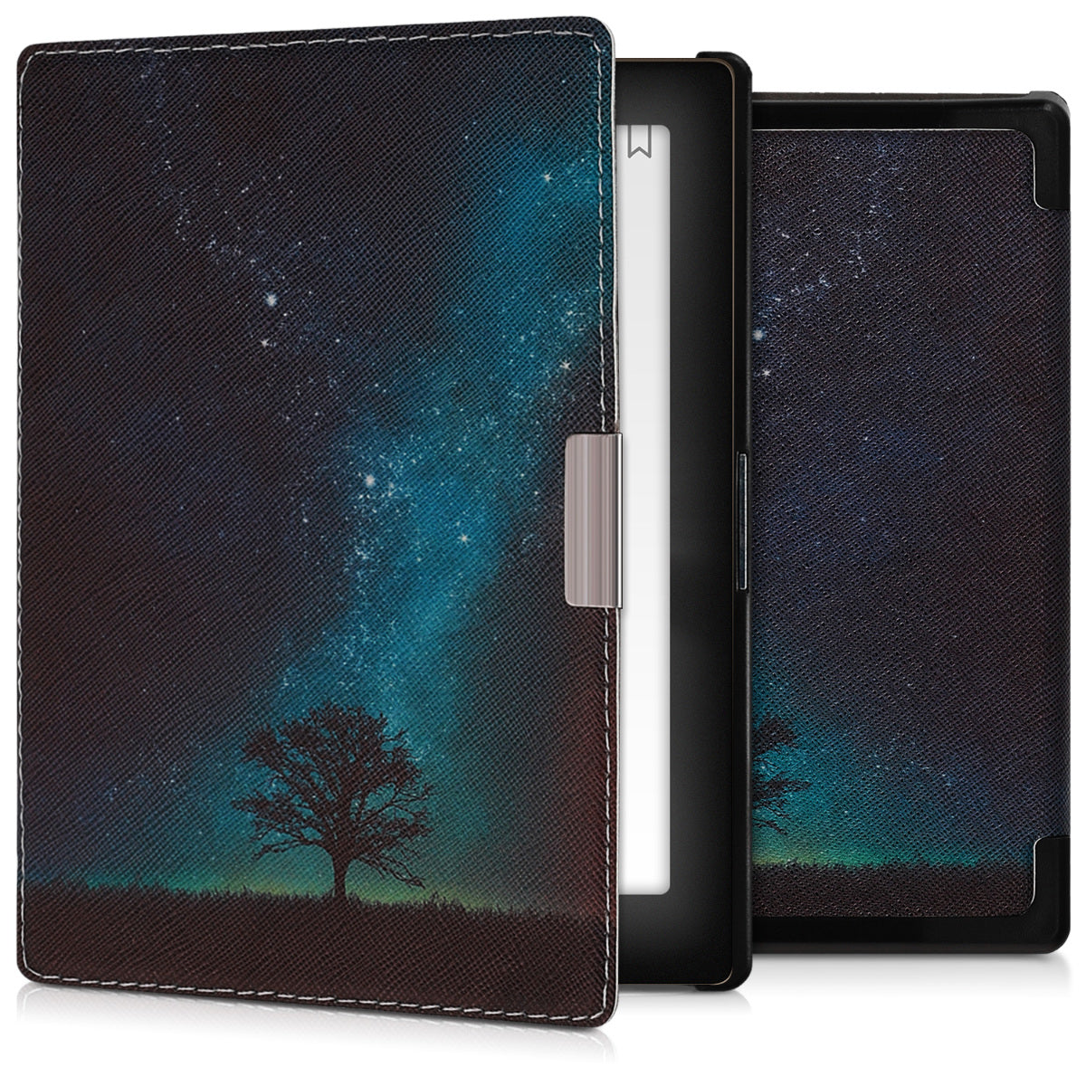 kwmobile Schutzhülle für Kobo Aura Edition 1 Hülle - eReader Flip Case mit Auto Sleep Funktion