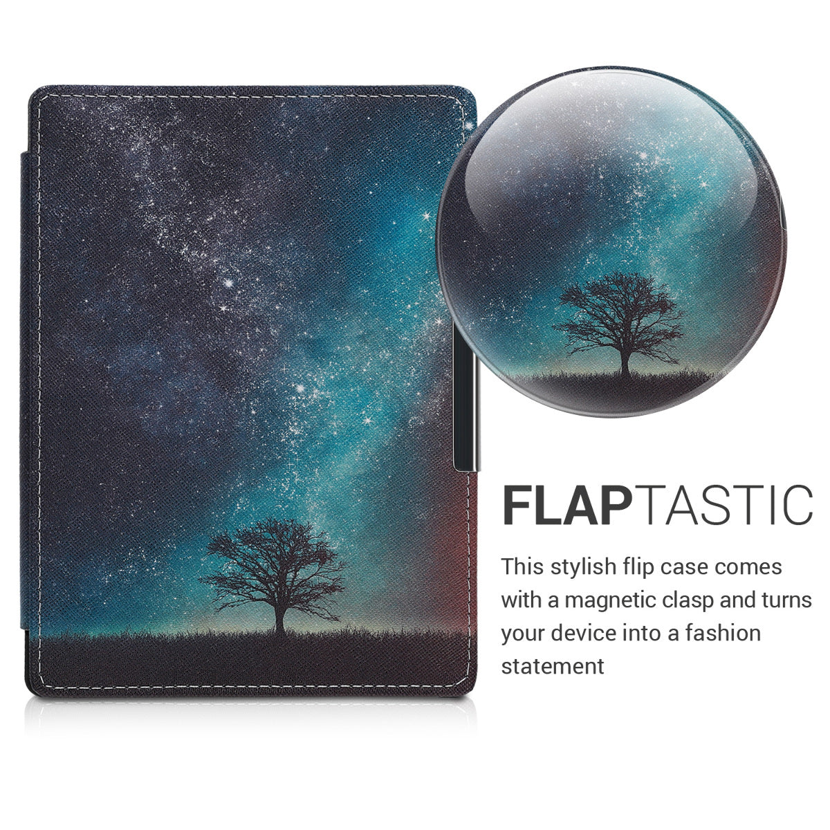 Kobo Aura H2O Edition 1 mit Auto-Sleep eReader Flip Case