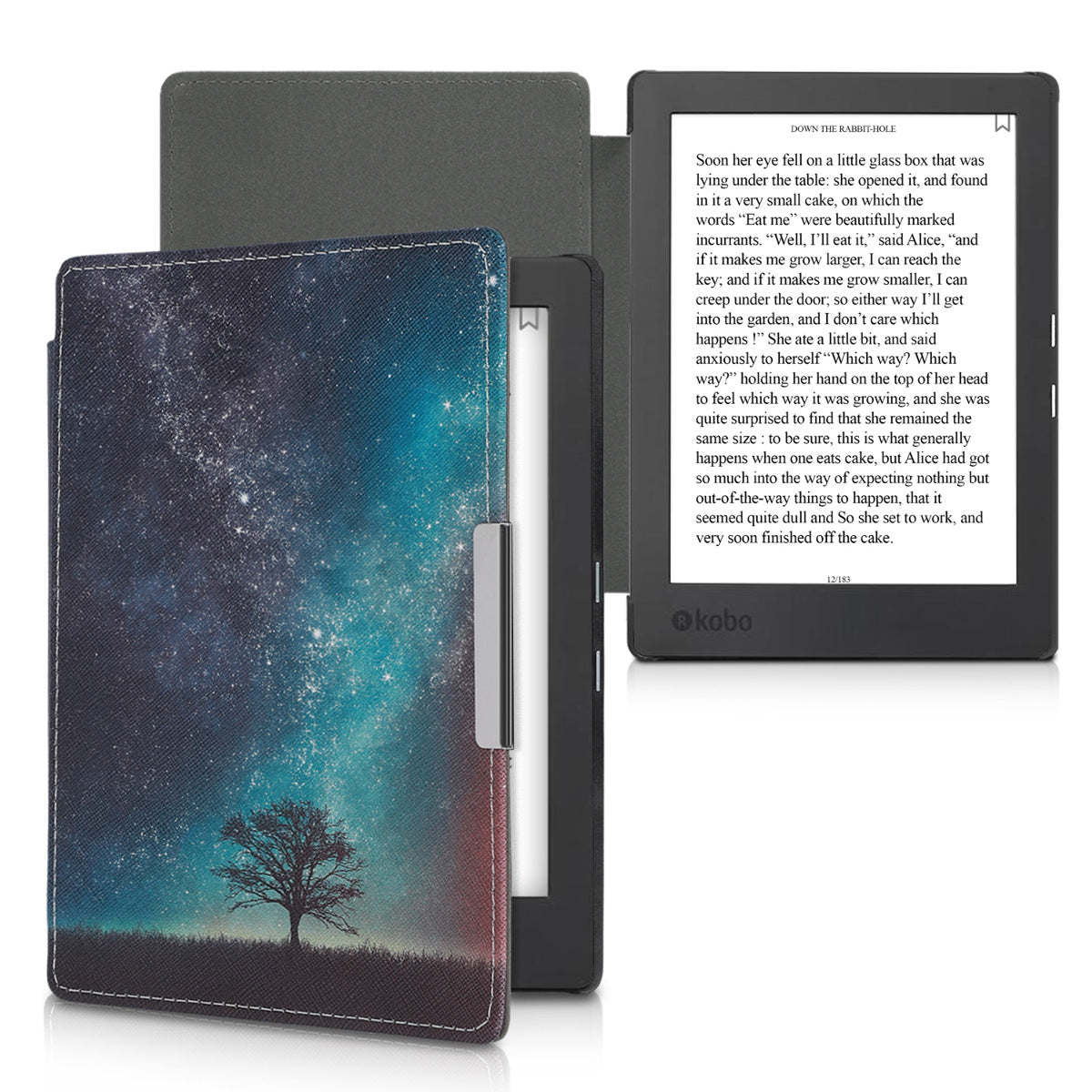 Kobo Aura H2O Edition 1 mit Auto-Sleep eReader Flip Case