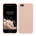 kwmobile Handyhülle für Apple iPhone SE (1.Gen 2016) / iPhone 5 / iPhone 5S Hülle - TPU Case - Kabelloses Laden - Schutzhülle Cover in Coconut Swirl Coconut Swirl  