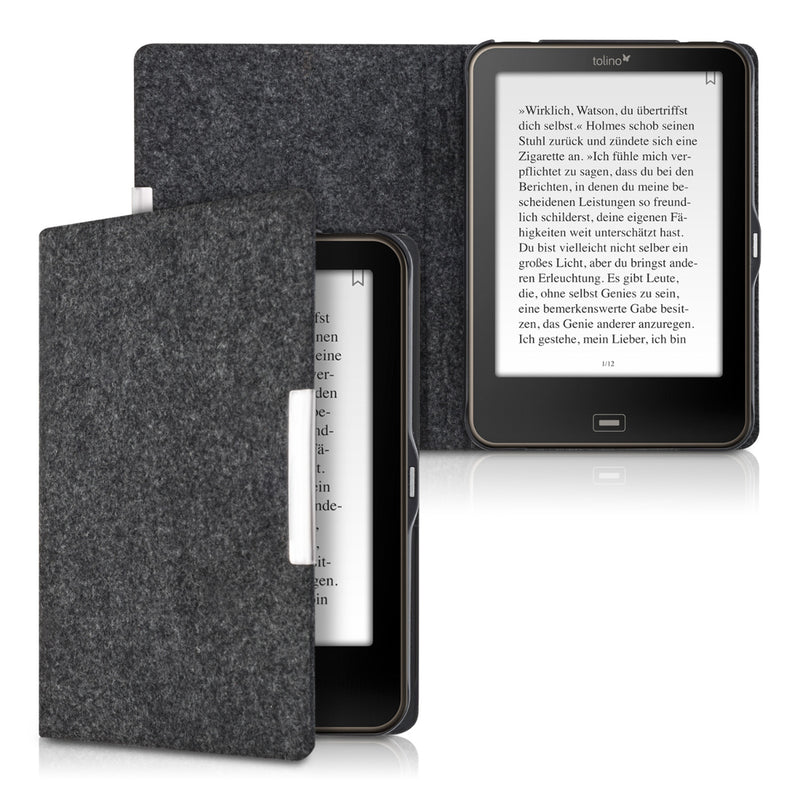 kwmobile Hülle kompatibel mit Tolino Vision 1 / 2 / 3 / 4 HD - eReader Schutzhülle Cover Case