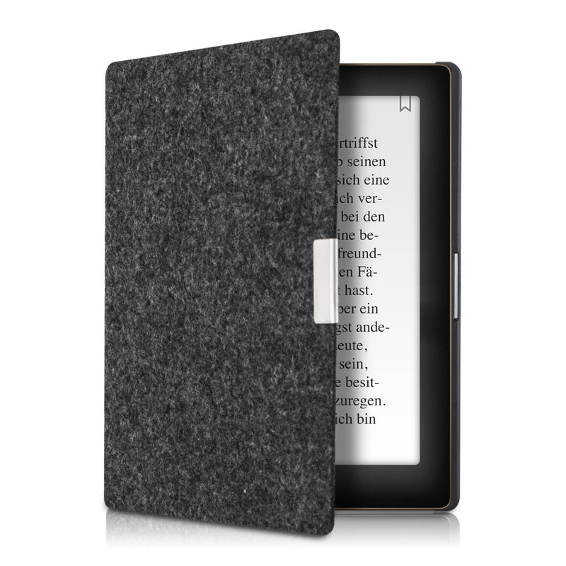 Kobo Aura Edition 1 eReader Hülle Filz Dunkelgrau