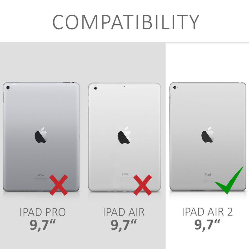 kwmobile Schutzhülle kompatibel mit Apple iPad Air 2 - Tablet Cover Case