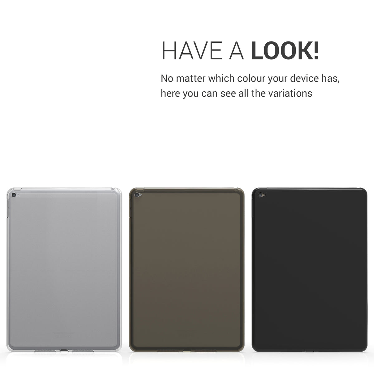 kwmobile Schutzhülle kompatibel mit Apple iPad Air 2 - Tablet Cover Case
