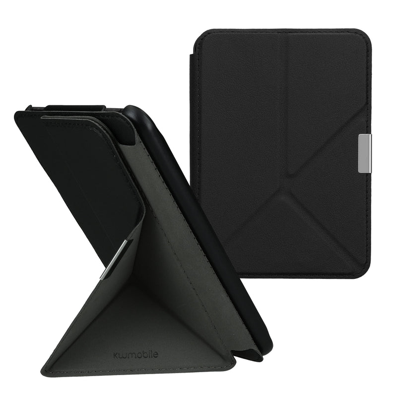 kwmobile Schutzhülle für Tolino Vision 1 / 2 / 3 / 4 HD Hülle - eReader Klapphülle mit Auto Sleep Funktion - Cover mit Ständer