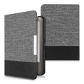Tolino Shine (2013) eReader Hülle Canvas Grau Schwarz
