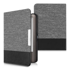 Tolino Shine (2013) eReader Hülle Canvas Grau Schwarz