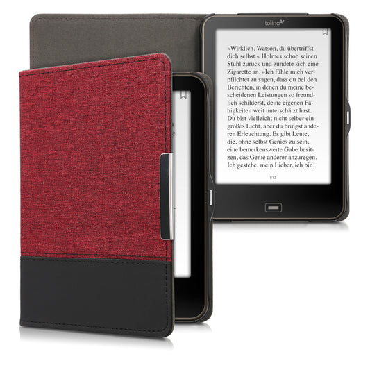 kwmobile Hülle kompatibel mit Tolino Vision 1 / 2 / 3 / 4 HD - eReader Schutzhülle Cover Case