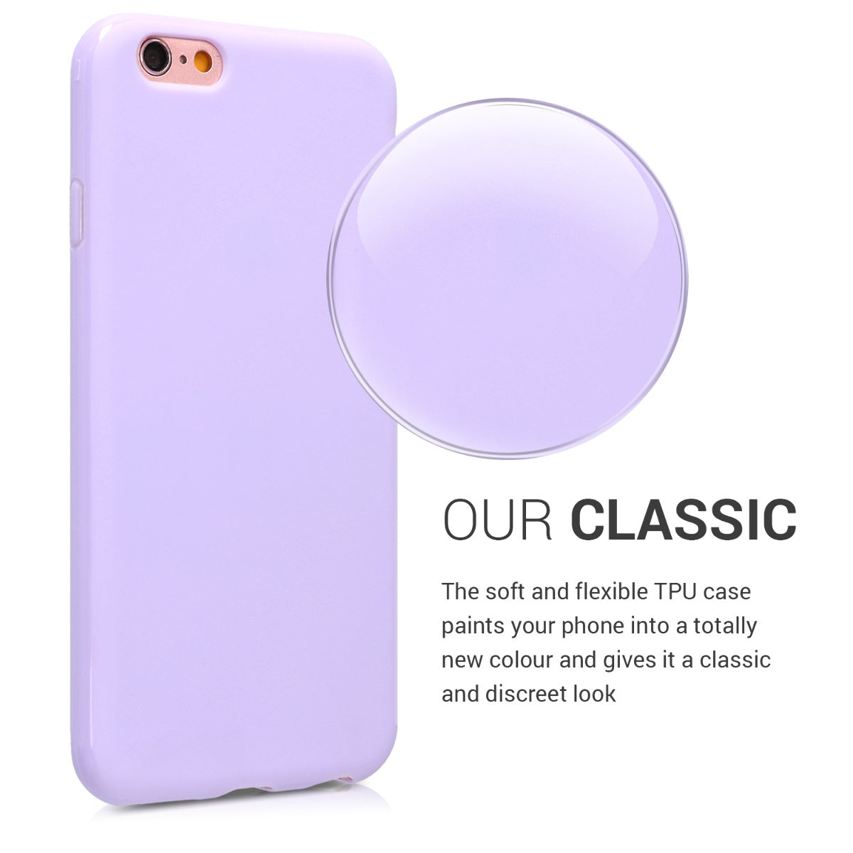 kwmobile Handyhülle für Apple iPhone 6 / 6S Hülle - Schutzhülle Cover - Kabelloses Laden