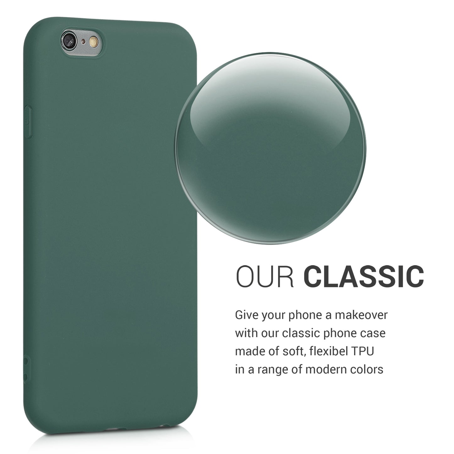 kwmobile Handyhülle für Apple iPhone 6 / 6S Hülle - Schutzhülle Cover - Kabelloses Laden