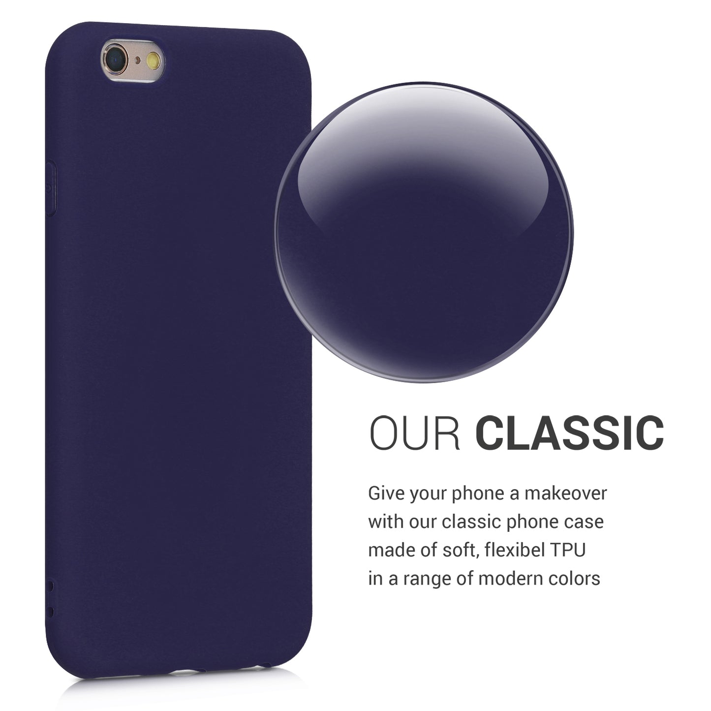 kwmobile Handyhülle für Apple iPhone 6 / 6S Hülle - Schutzhülle Cover - Kabelloses Laden