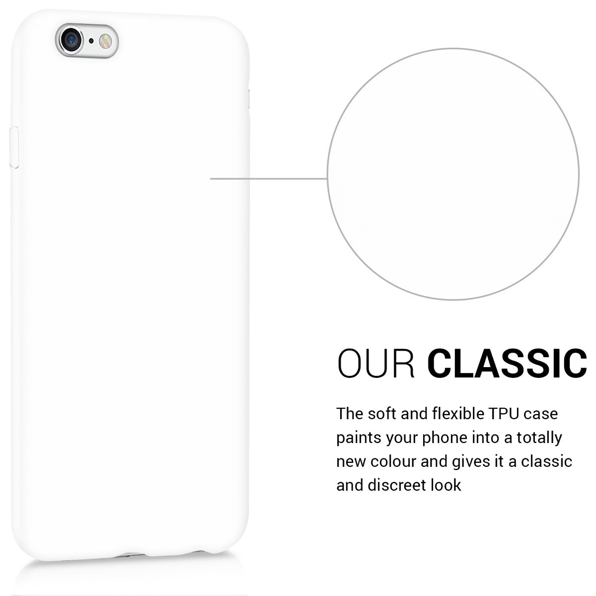 kwmobile Handyhülle für Apple iPhone 6 / 6S Hülle - Schutzhülle Cover - Kabelloses Laden