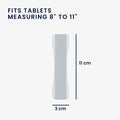 kwmobile Tablet Fingerhalter Griff Halter - Selbstklebende Tablet PC Fingerhalterung kompatibel mit iPad Samsung Sony