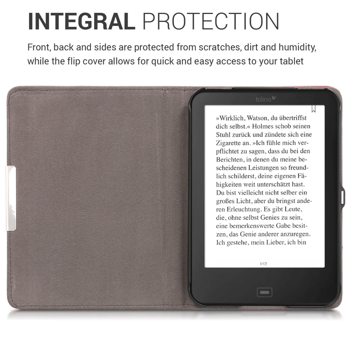 Tolino Shine 2 HD eReader Hülle Stoff