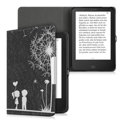 Tolino Shine 2 HD mit Auto-Sleep eReader Flip Case Pusteblume Love