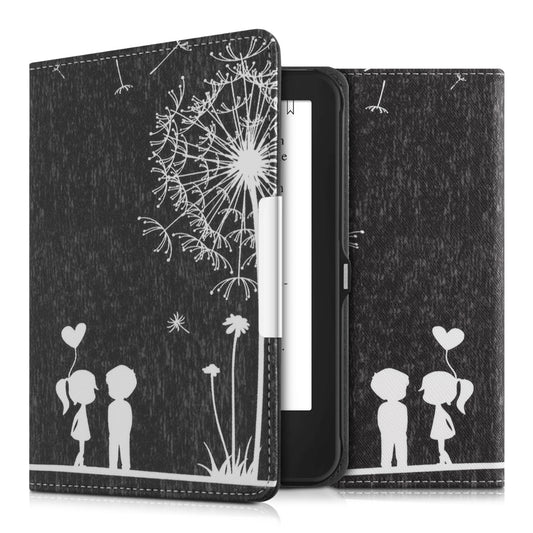 kwmobile Schutzhülle für Tolino Shine 2 HD Hülle - eReader Flip Case mit Auto Sleep Funktion