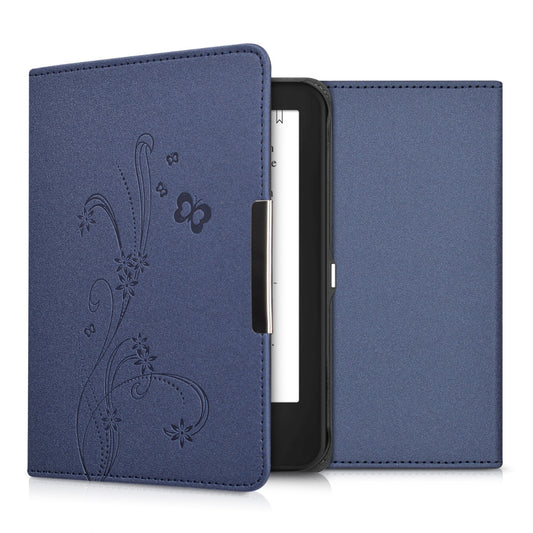 kwmobile Schutzhülle für Tolino Shine 2 HD Hülle - eReader Flip Case mit Auto Sleep Funktion