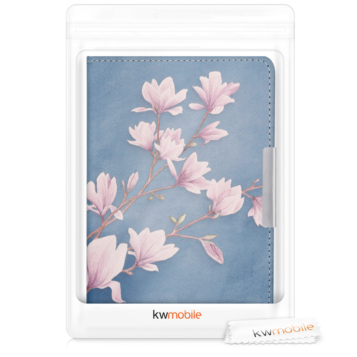kwmobile Schutzhülle für Tolino Shine 2 HD Hülle - eReader Flip Case mit Auto Sleep Funktion