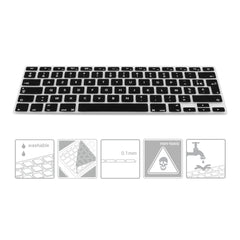 kwmobile Tastaturschutz AZERTY (Frankreich Belgien) kompatibel mit Apple MacBook Air 13’’/Pro Retina 13’’/15’’ (bis