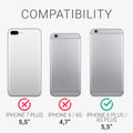 kwmobile Handyhülle für Apple iPhone 6 Plus / 6S Plus Hülle - Schutzhülle Cover - Kabelloses Laden