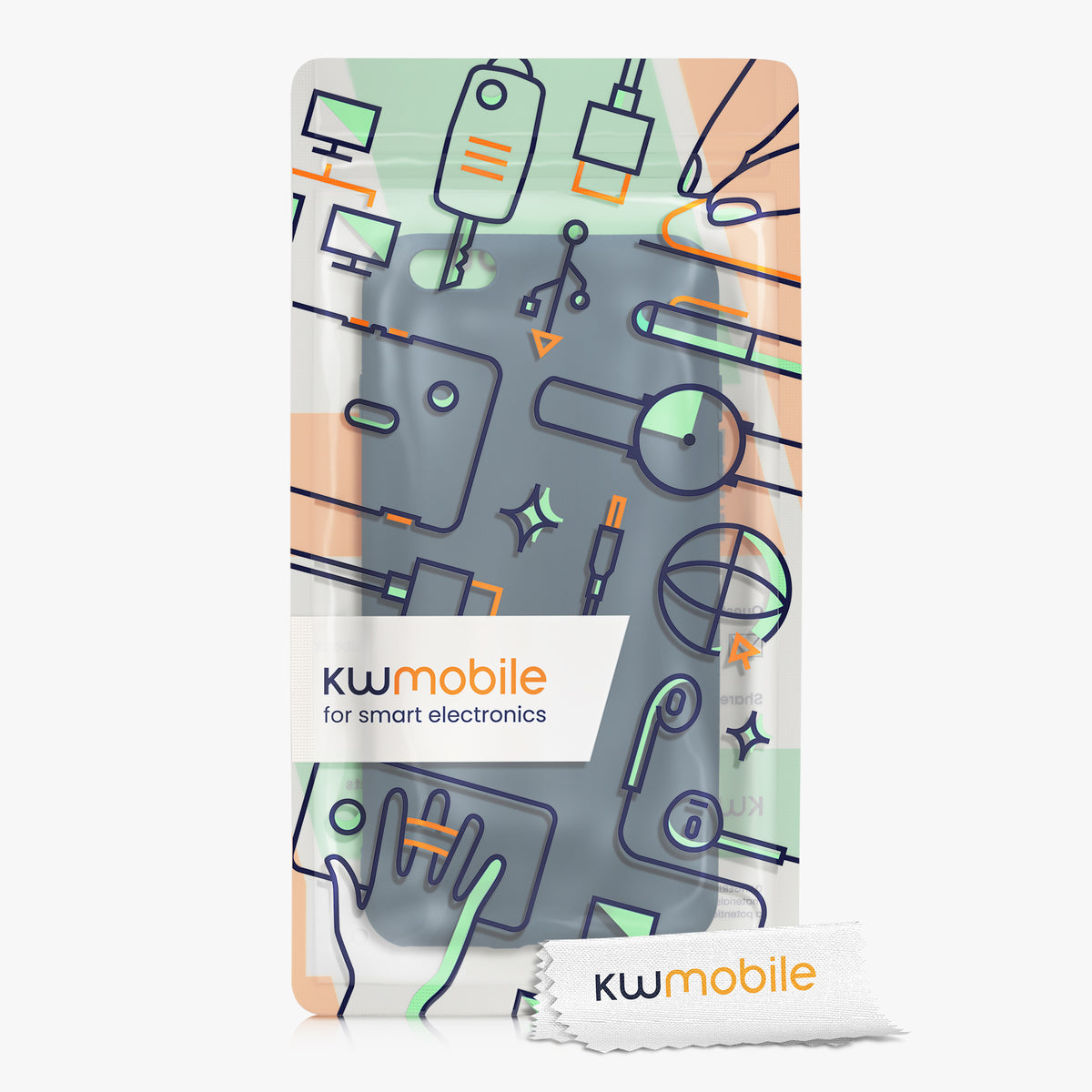 kwmobile Handyhülle für Apple iPhone 6 Plus / 6S Plus Hülle - Schutzhülle Cover - Kabelloses Laden