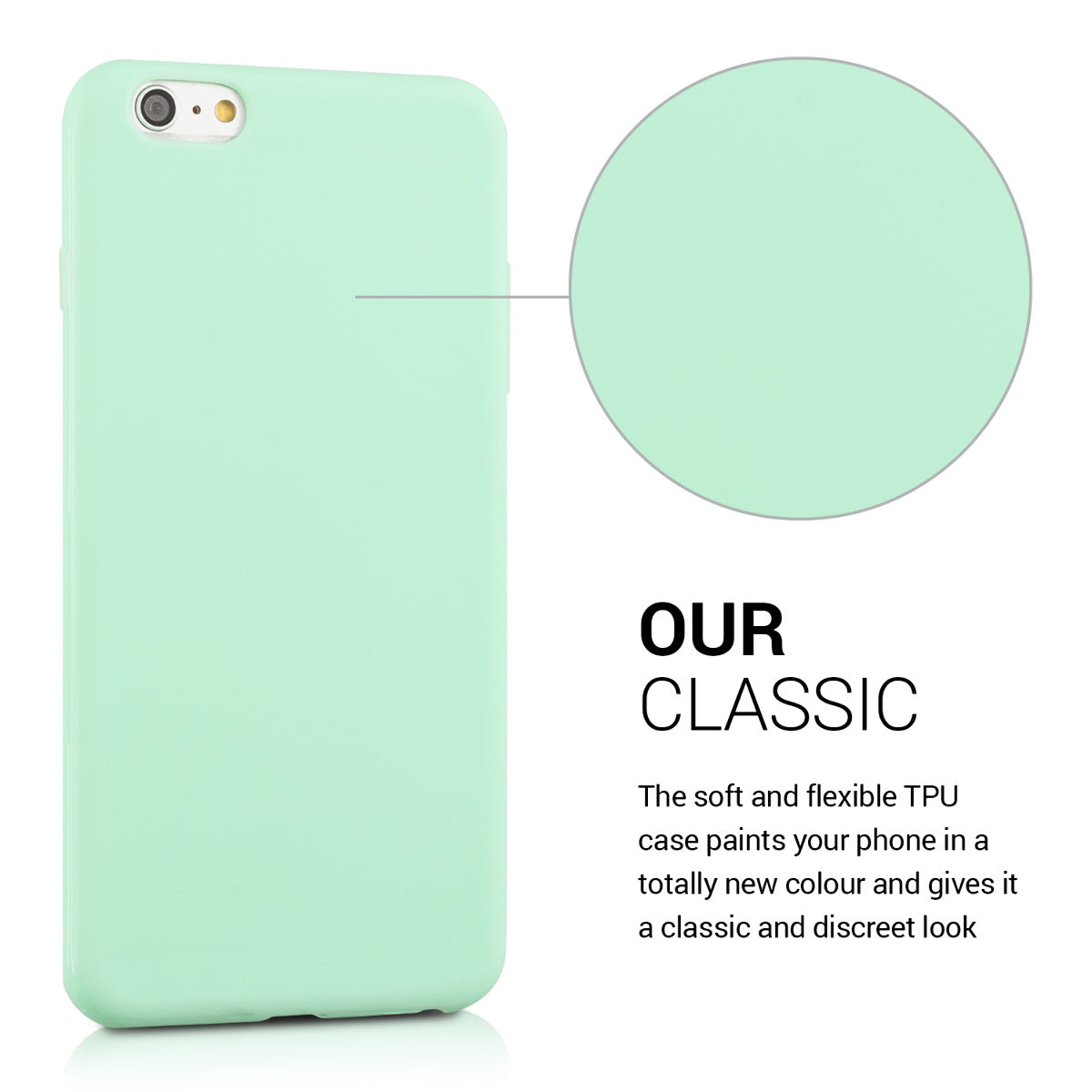 kwmobile Handyhülle für Apple iPhone 6 Plus / 6S Plus Hülle - Schutzhülle Cover - Kabelloses Laden