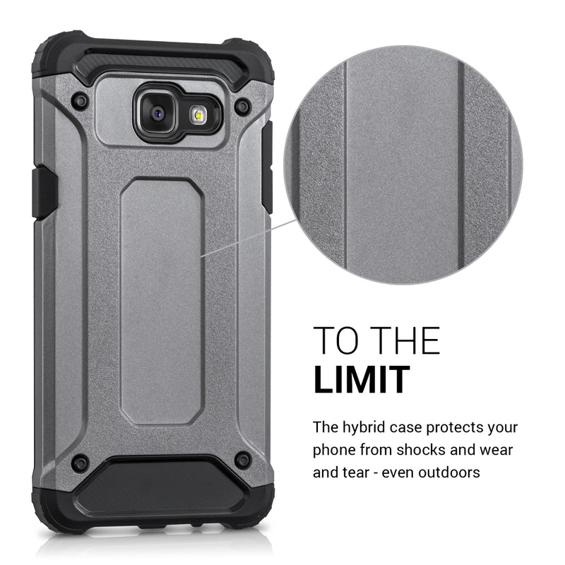 kwmobile Hülle kompatibel mit Samsung Galaxy A5 (2016) - Hybrid Handy Cover Handyhülle Case Schutzhülle
