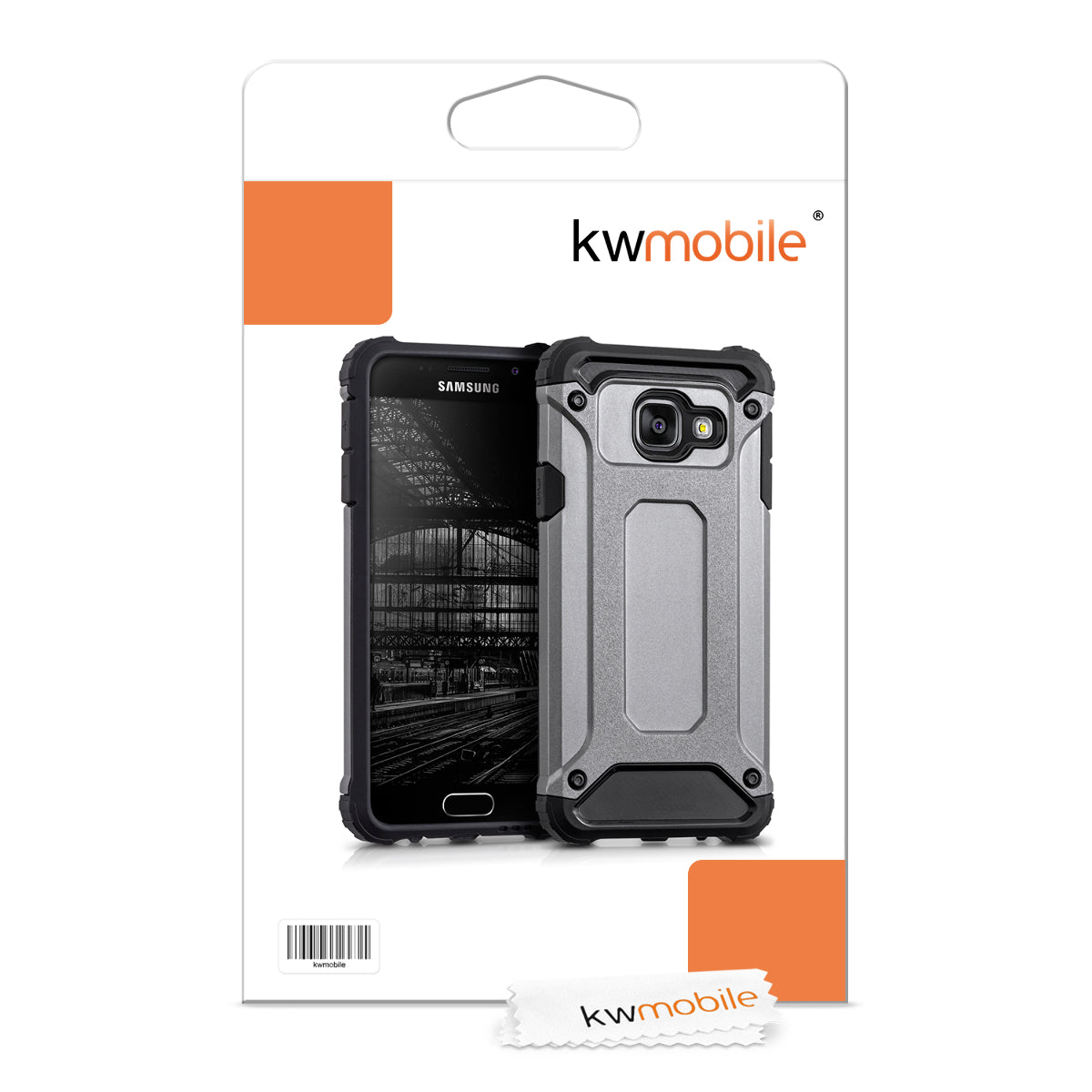 kwmobile Hülle kompatibel mit Samsung Galaxy A3 (2016) - Hybrid Handy Cover Handyhülle Case Schutzhülle