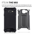 kwmobile Hülle kompatibel mit Samsung Galaxy A3 (2016) - Hybrid Handy Cover Handyhülle Case Schutzhülle