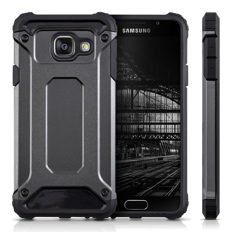 kwmobile Hülle kompatibel mit Samsung Galaxy A3 (2016) - Hybrid Handy Cover Handyhülle Case Schutzhülle