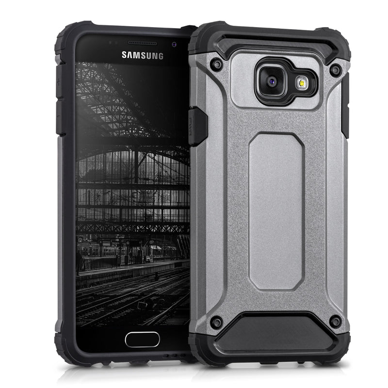 kwmobile Hülle kompatibel mit Samsung Galaxy A3 (2016) - Hybrid Handy Cover Handyhülle Case Schutzhülle