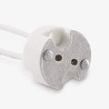 kwmobile GU5.3 Fassung mit 12V Kabel - MR16 Bauform - 0,5mm² Kabeldurchmesser - Sockel Lampen Fassung - Fassungen Set Halogen und LED Leuchtmittel