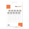 kwmobile GU5.3 Fassung mit 12V Kabel - MR16 Bauform - 0,5mm² Kabeldurchmesser - Sockel Lampen Fassung - Fassungen Set Halogen und LED Leuchtmittel