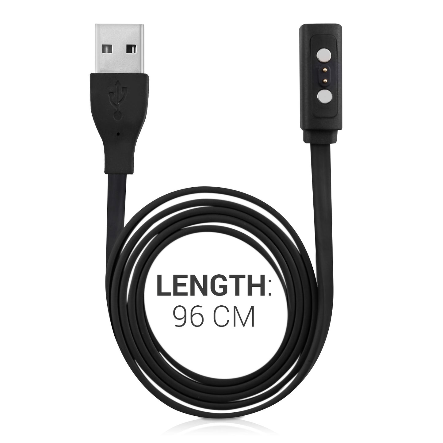 kwmobile Smartwatch Ladekabel für Pebble 2SE / 2+ / Time / Time Steel / Time Round USB Ladekabel für Smartwatch - Smart