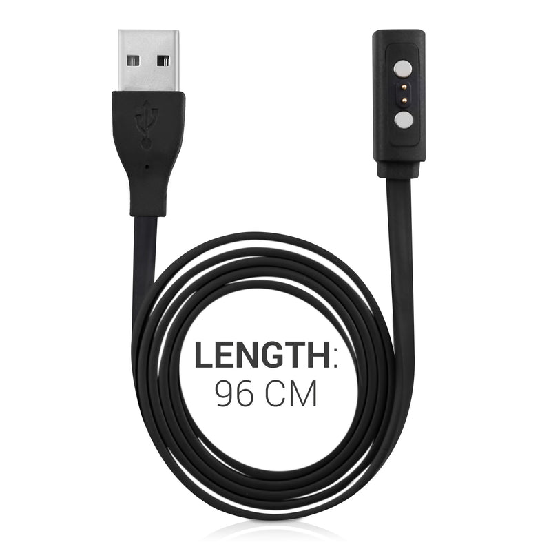 kwmobile Smartwatch Ladekabel für Pebble 2SE / 2+ / Time / Time Steel / Time Round USB Ladekabel für Smartwatch - Smart