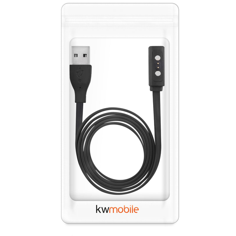 kwmobile Smartwatch Ladekabel für Pebble 2SE / 2+ / Time / Time Steel / Time Round USB Ladekabel für Smartwatch - Smart