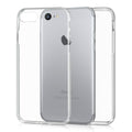 kwmobile Schutzhülle kompatibel mit Apple iPhone SE (2022) / iPhone SE (2020) / iPhone 8 / iPhone 7 - Hülle Silikon Komplettschutz - Handy Cover Case Transparent Transparent  