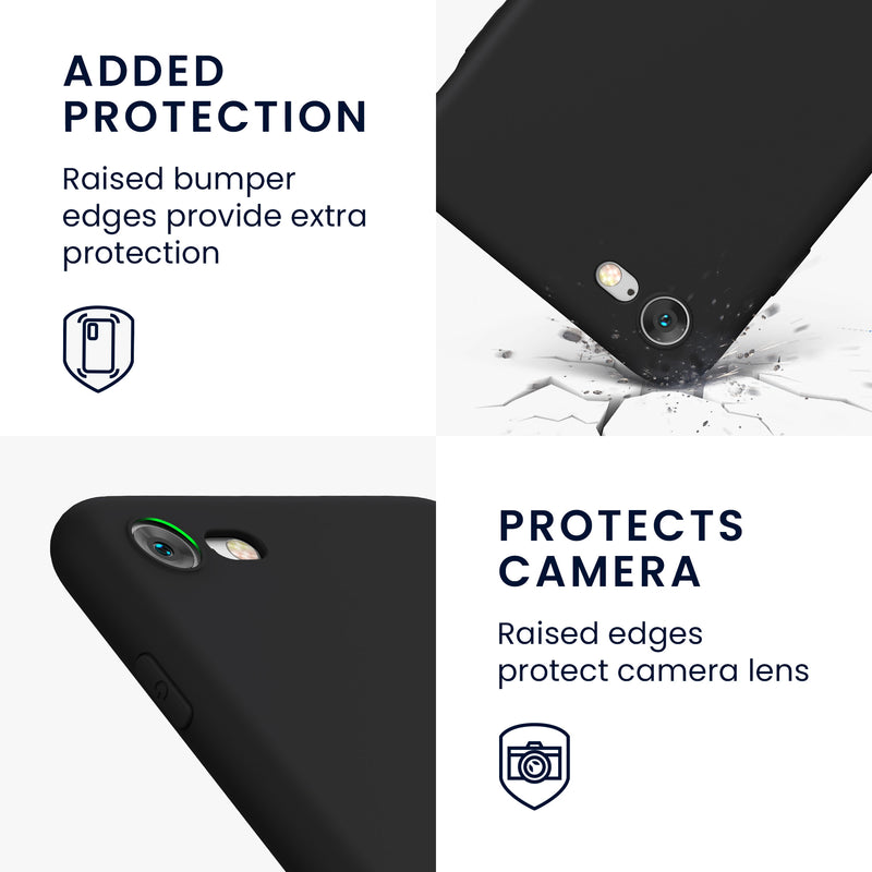 kwmobile Handyhülle für Apple iPhone SE (2022) / SE (2020) / 8 / 7 Hülle - weiches Handy Silikon Case - Schutzhülle Cover