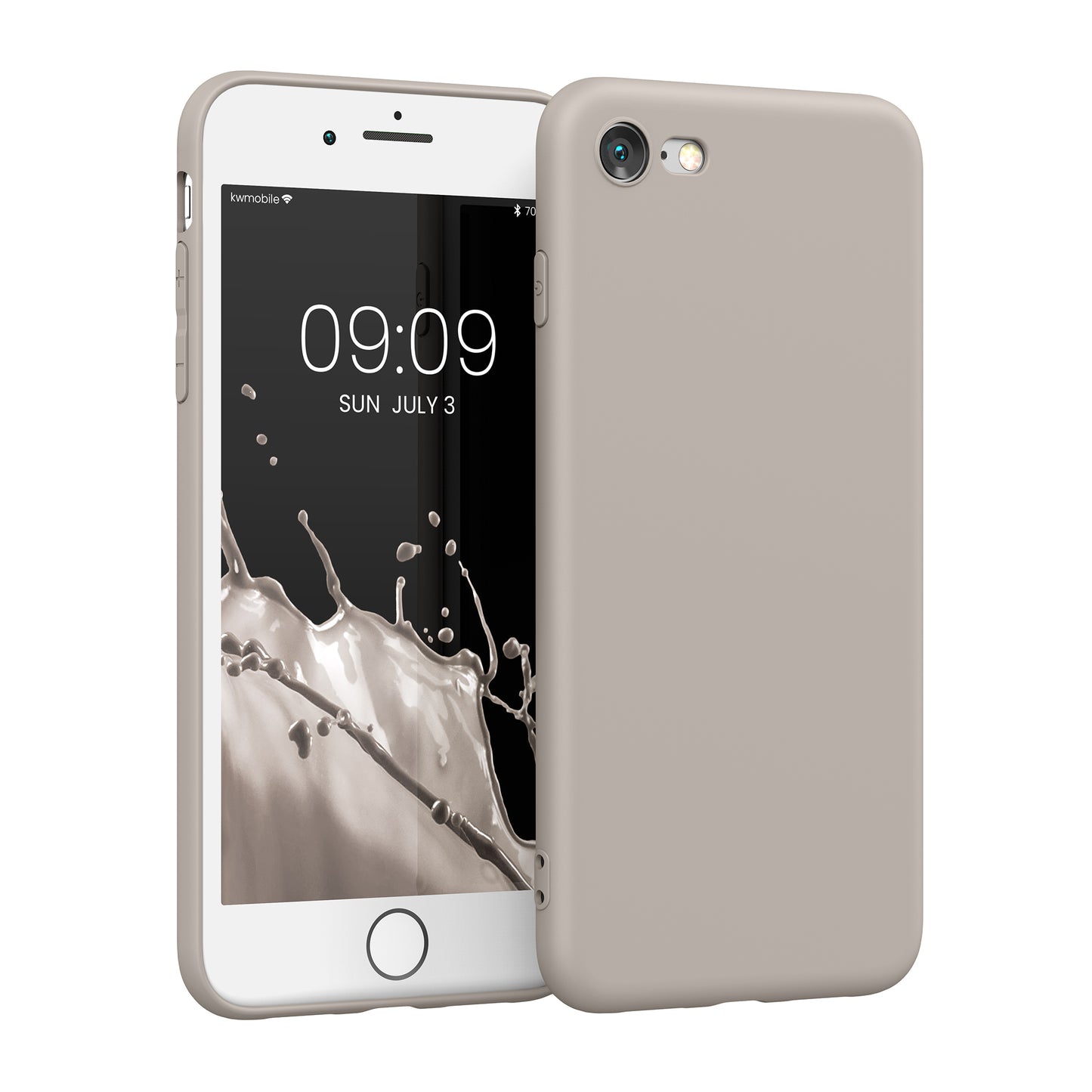 kwmobile Handyhülle für Apple iPhone SE (2022) / SE (2020) / 8 / 7 Hülle - weiches Handy Silikon Case - Schutzhülle Cover