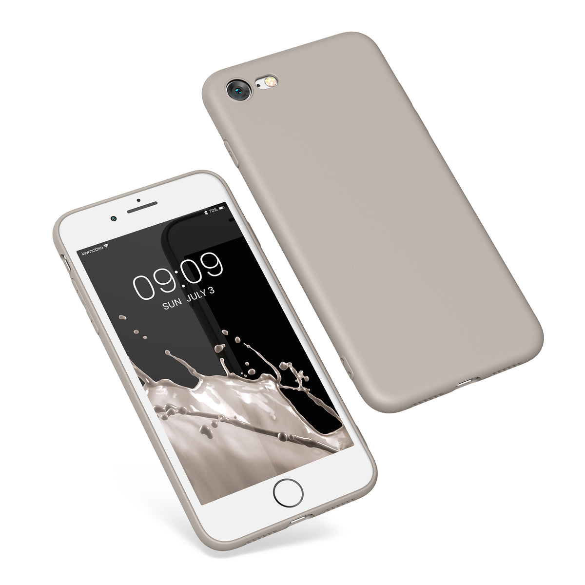 kwmobile Handyhülle für Apple iPhone SE (2022) / SE (2020) / 8 / 7 Hülle - weiches Handy Silikon Case - Schutzhülle Cover