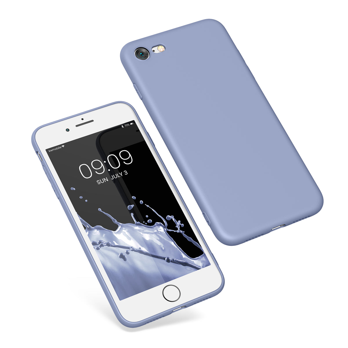 kwmobile Handyhülle für Apple iPhone SE (2022) / SE (2020) / 8 / 7 Hülle - weiches Handy Silikon Case - Schutzhülle Cover
