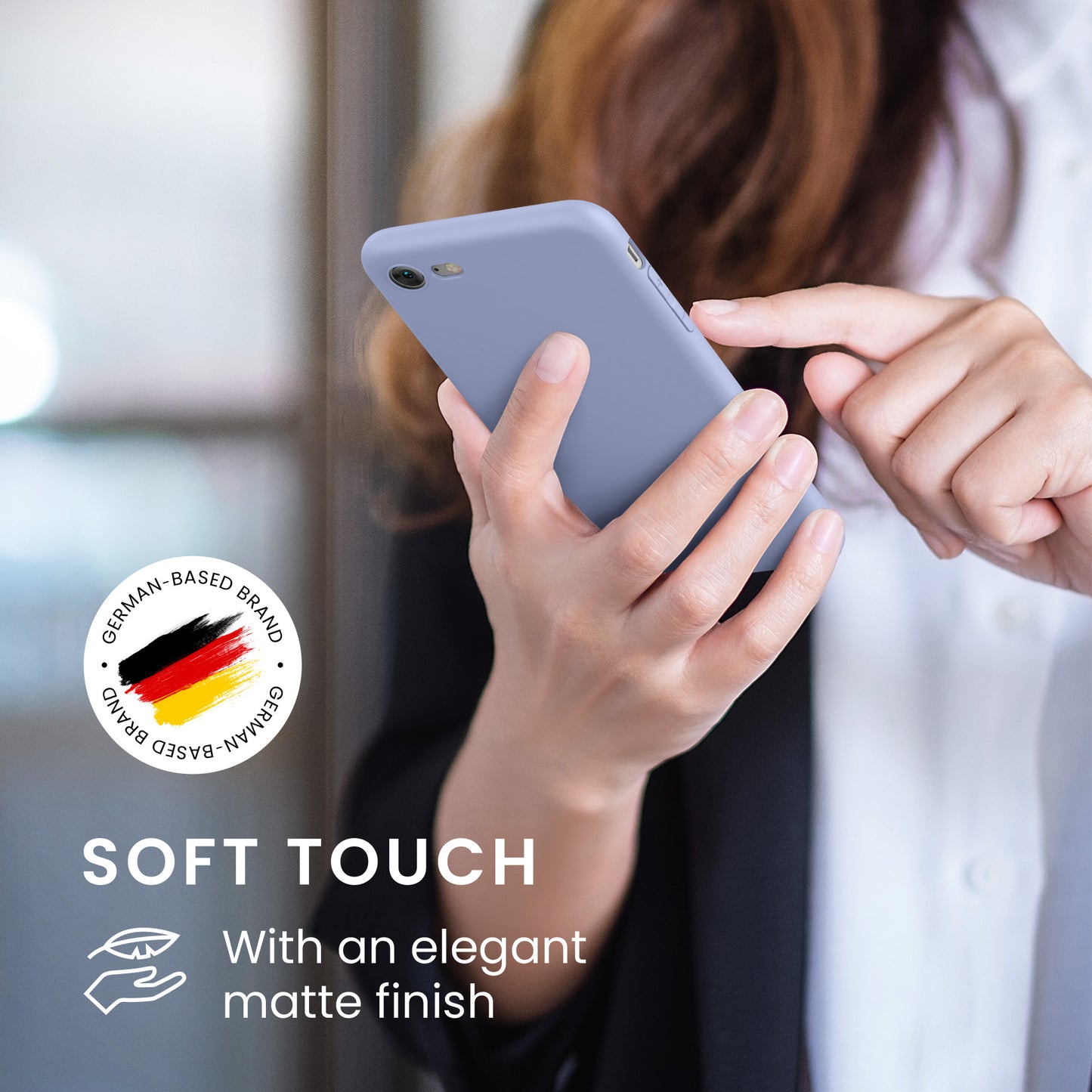 kwmobile Handyhülle für Apple iPhone SE (2022) / SE (2020) / 8 / 7 Hülle - weiches Handy Silikon Case - Schutzhülle Cover