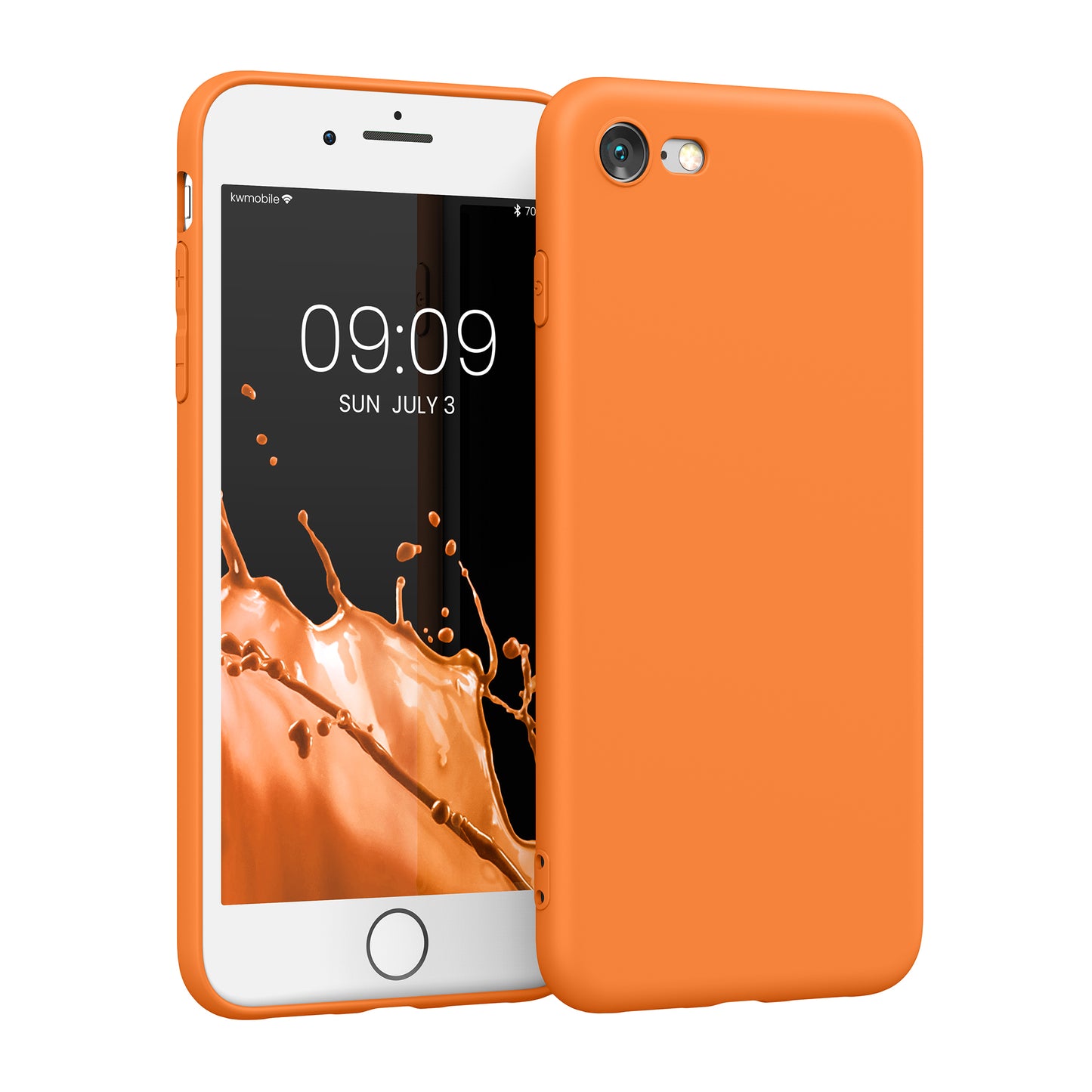 kwmobile Handyhülle für Apple iPhone SE (2022) / SE (2020) / 8 / 7 Hülle - weiches Handy Silikon Case - Schutzhülle Cover