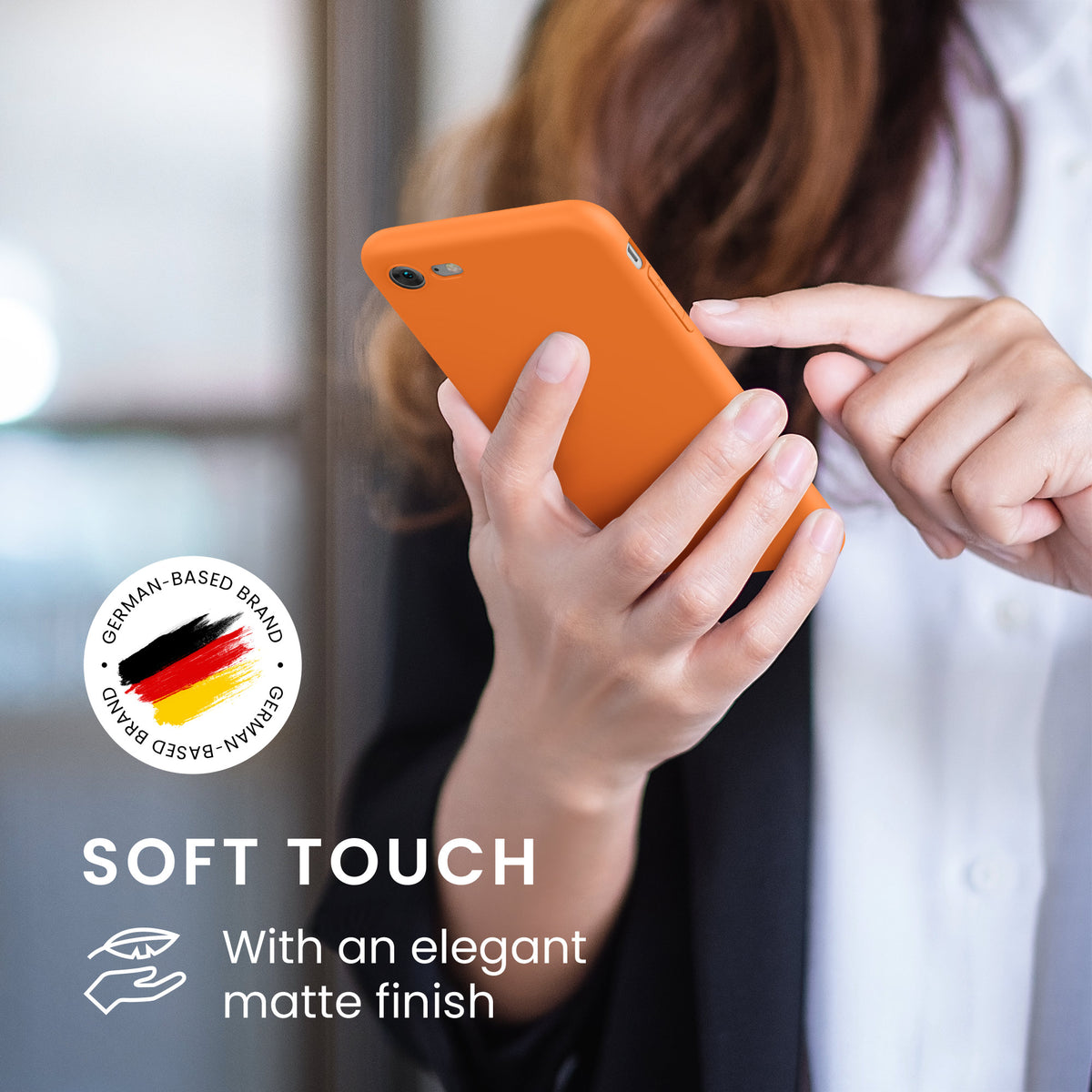 kwmobile Handyhülle für Apple iPhone SE (2022) / SE (2020) / 8 / 7 Hülle - weiches Handy Silikon Case - Schutzhülle Cover