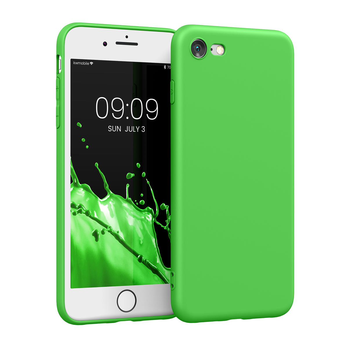 kwmobile Handyhülle für Apple iPhone SE (2022) / SE (2020) / 8 / 7 Hülle - weiches Handy Silikon Case - Schutzhülle Cover