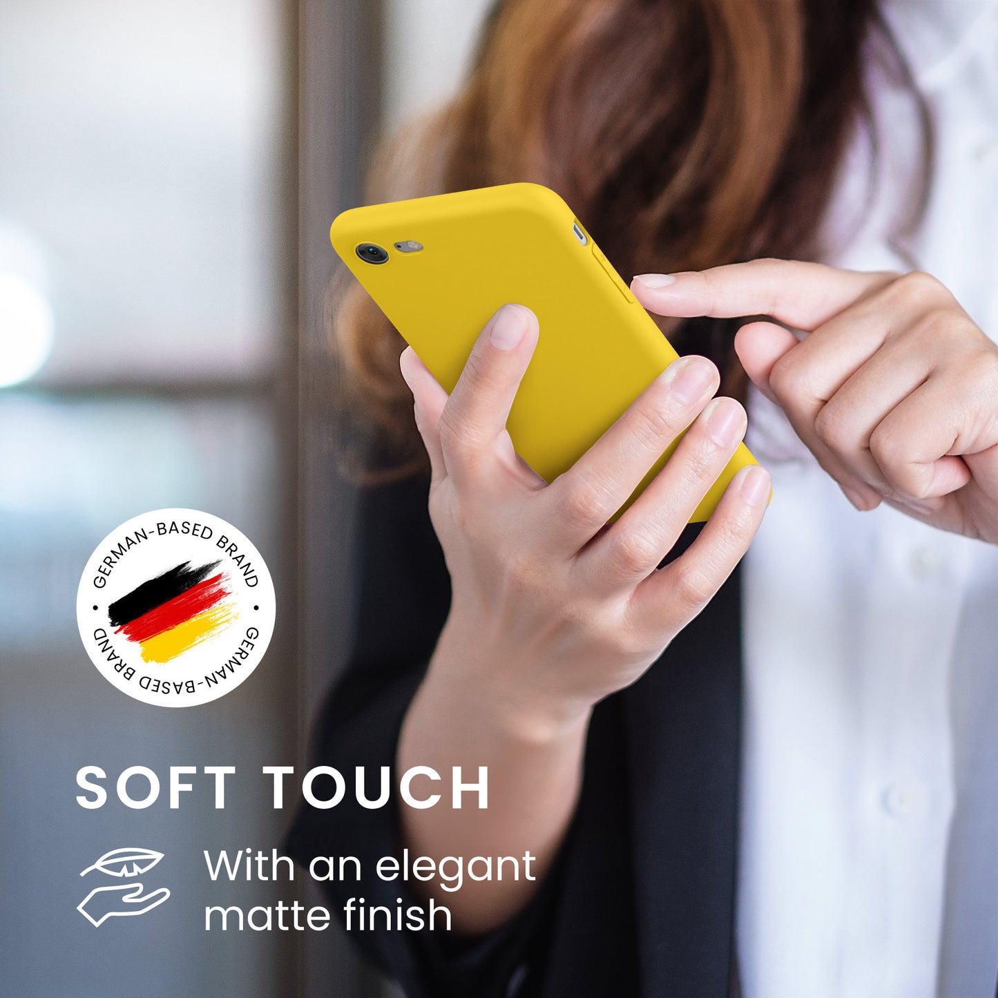 kwmobile Handyhülle für Apple iPhone SE (2022) / SE (2020) / 8 / 7 Hülle - weiches Handy Silikon Case - Schutzhülle Cover