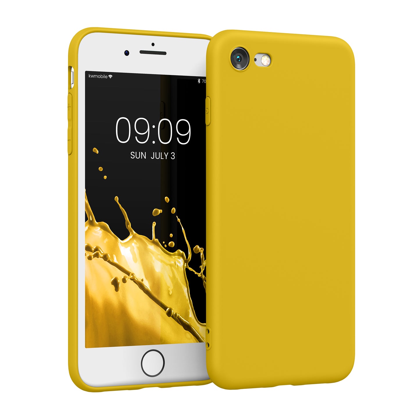 kwmobile Handyhülle für Apple iPhone SE (2022) / SE (2020) / 8 / 7 Hülle - weiches Handy Silikon Case - Schutzhülle Cover