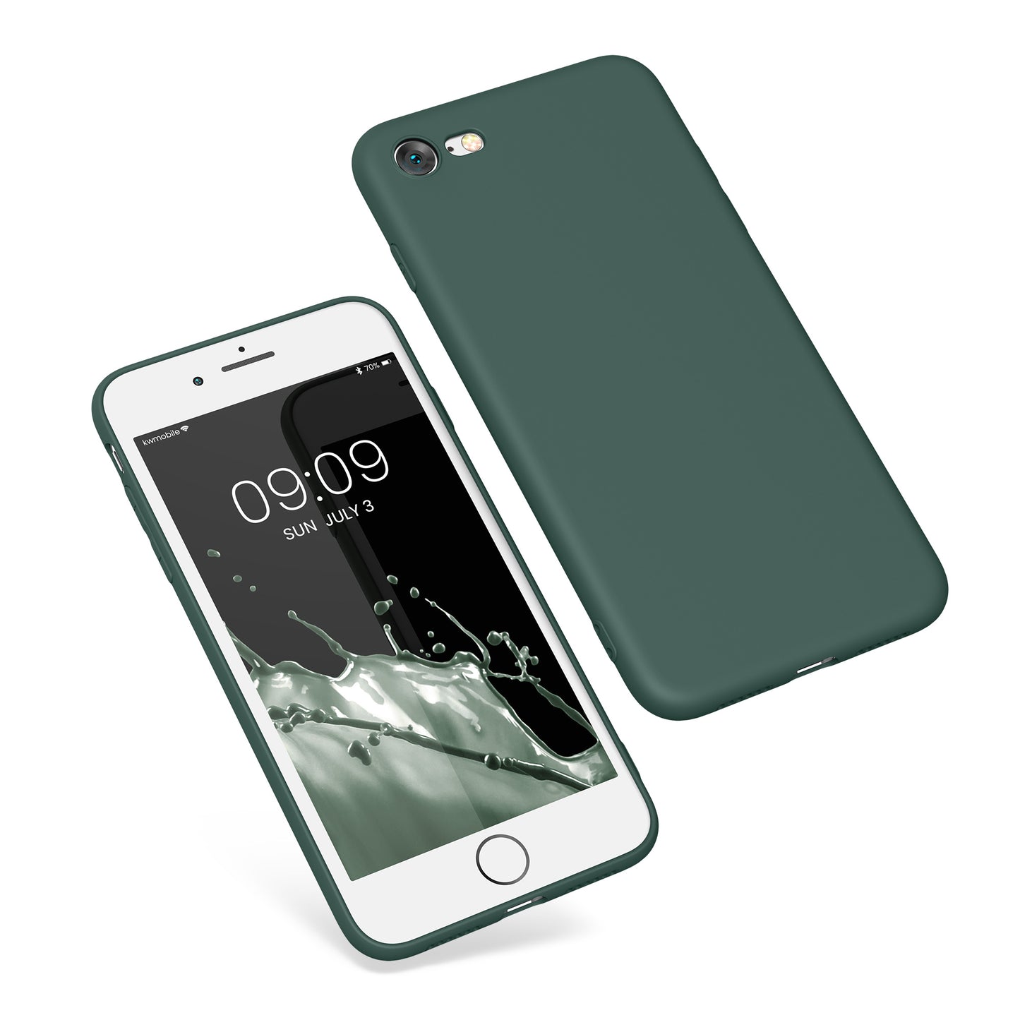 kwmobile Handyhülle für Apple iPhone SE (2022) / SE (2020) / 8 / 7 Hülle - weiches Handy Silikon Case - Schutzhülle Cover