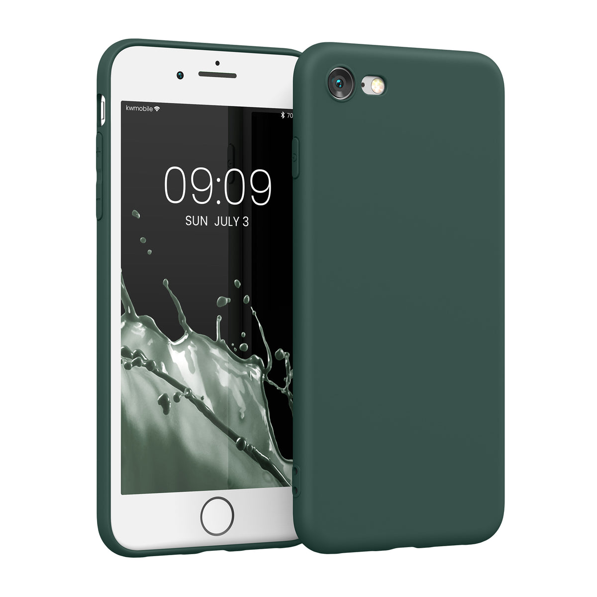kwmobile Handyhülle für Apple iPhone SE (2022) / SE (2020) / 8 / 7 Hülle - weiches Handy Silikon Case - Schutzhülle Cover